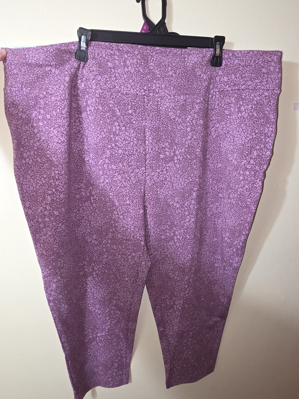 Terra & Sky Lavender Floral Print Leggings